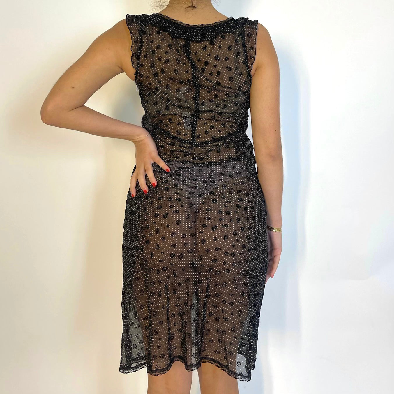 rebecca taylor polka dot dress
