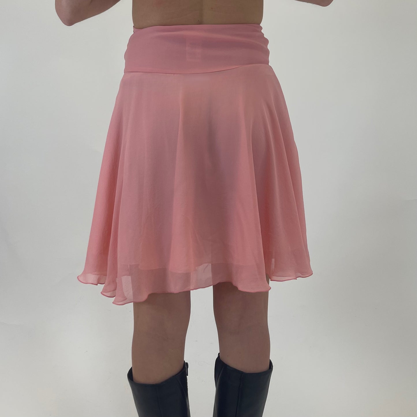 blumarine silk skirt