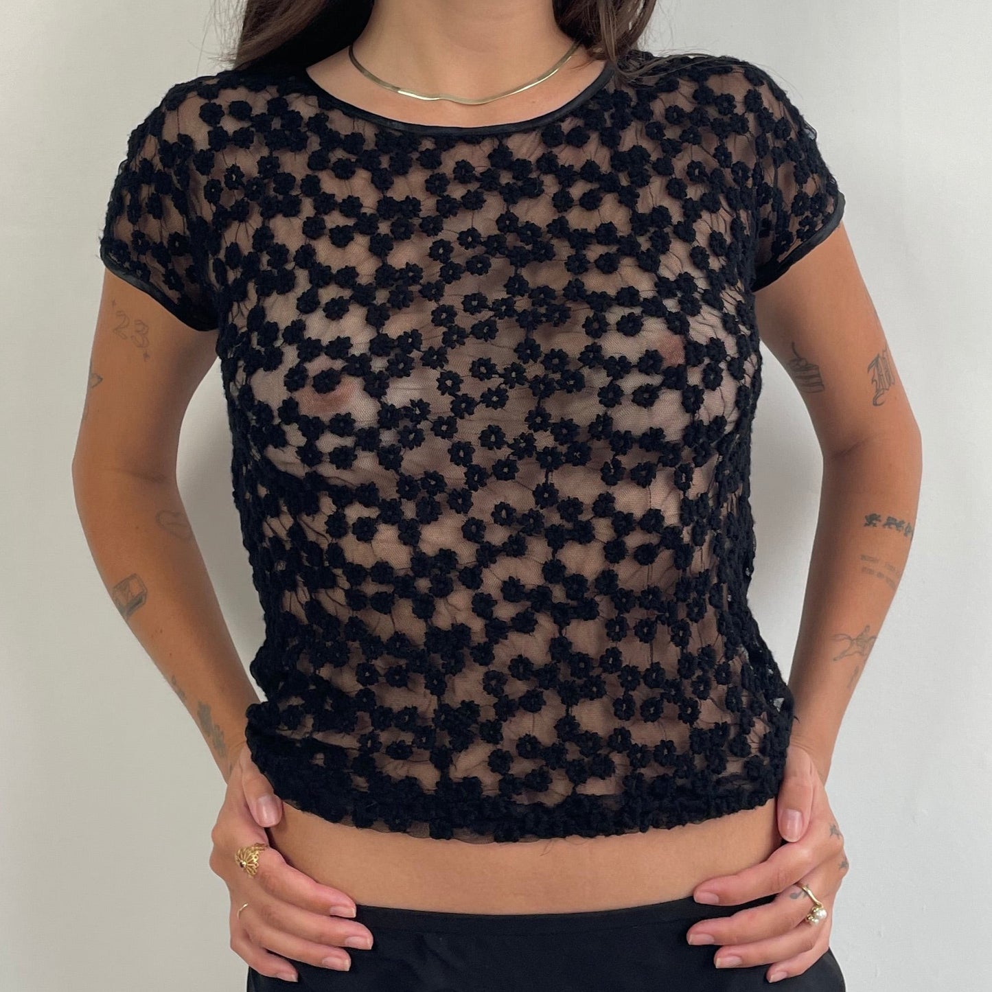 anna molinari sheer tee