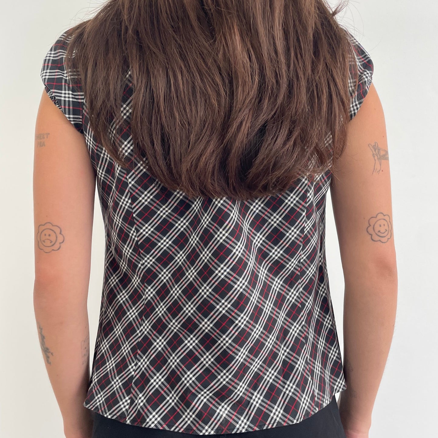 burberry plaid top