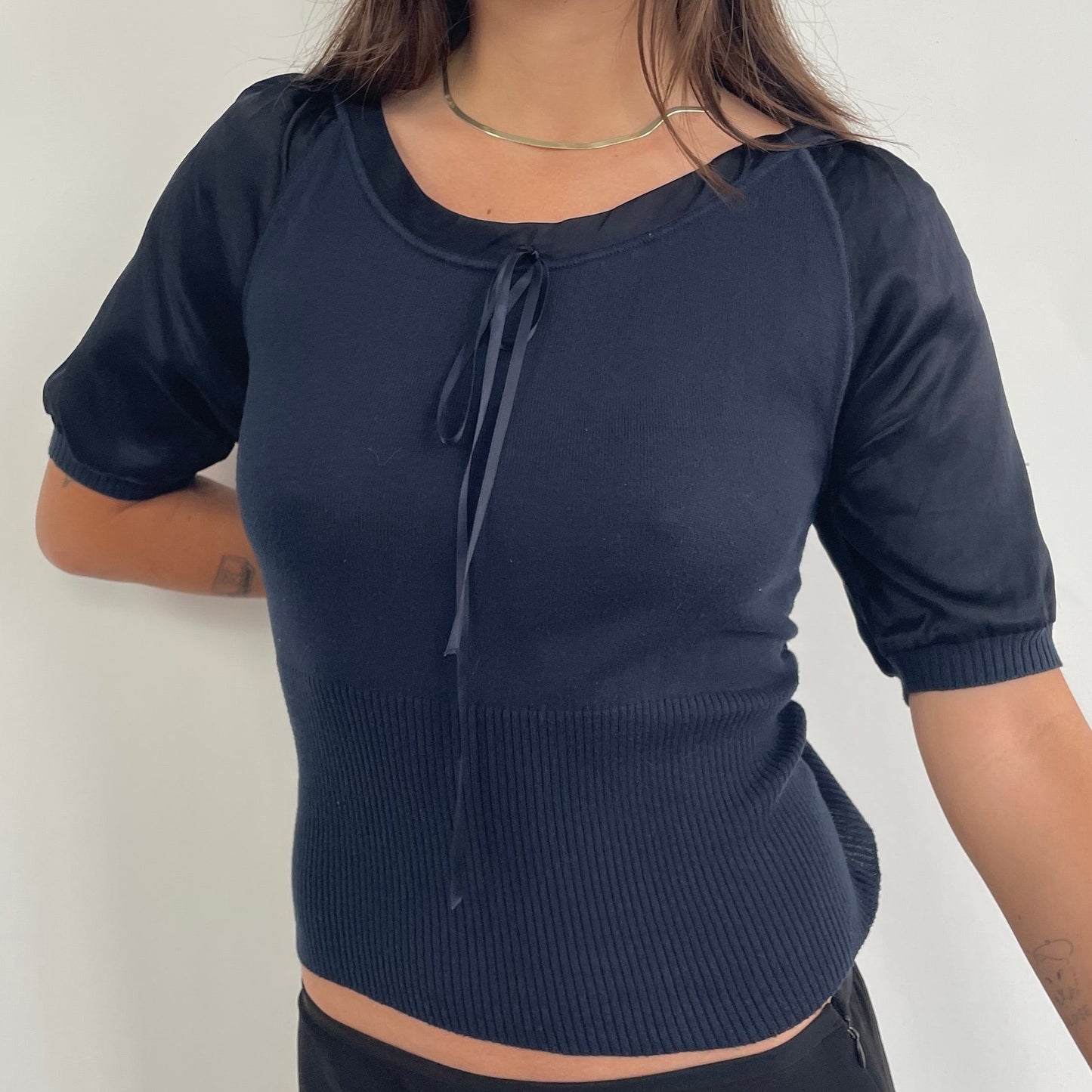 miu miu knit top