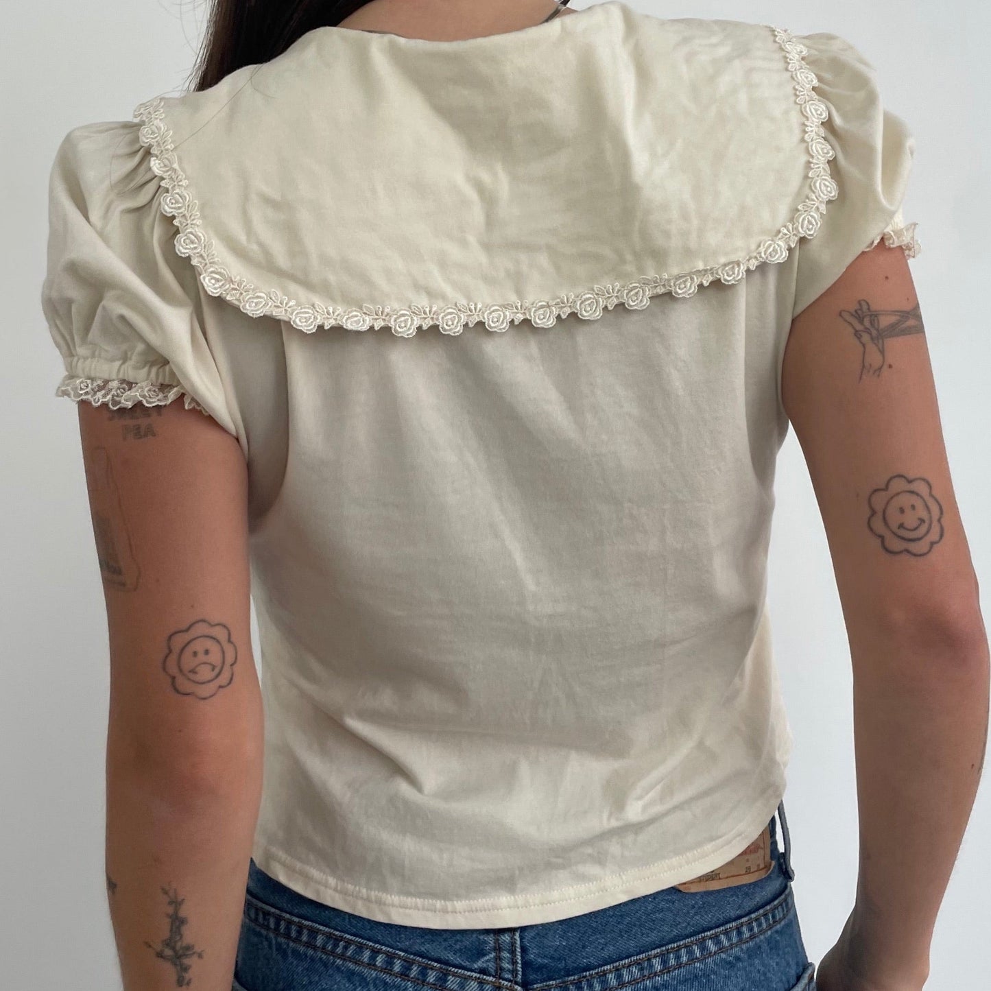 cream puff sleeve top