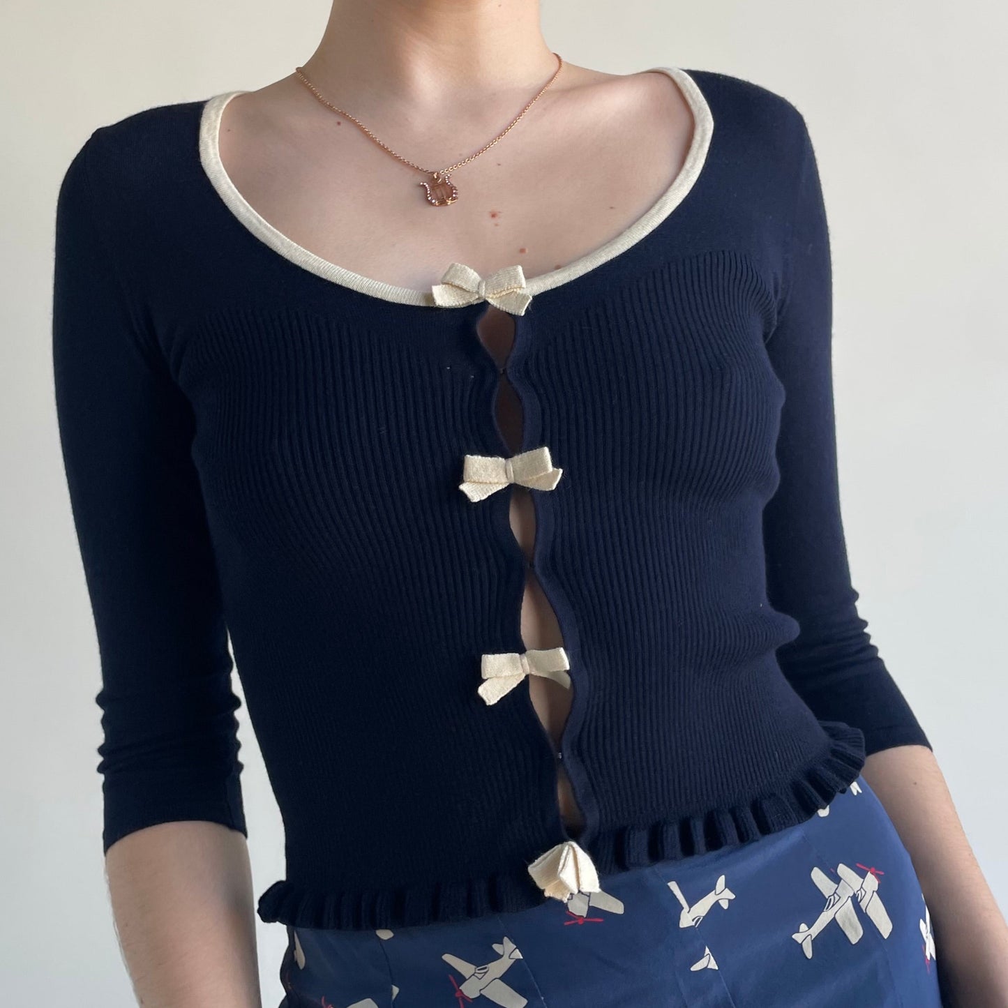 cynthia rowley bow top