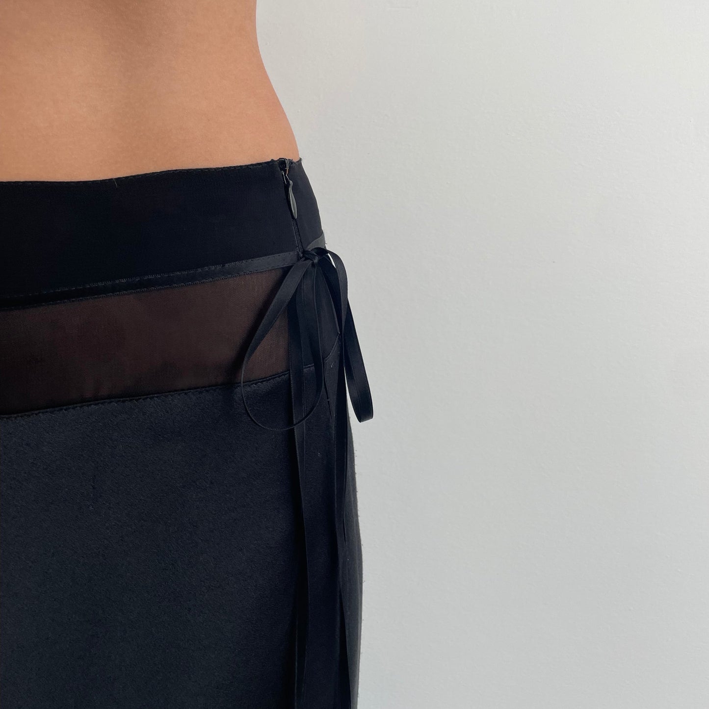 anna molinari black skirt