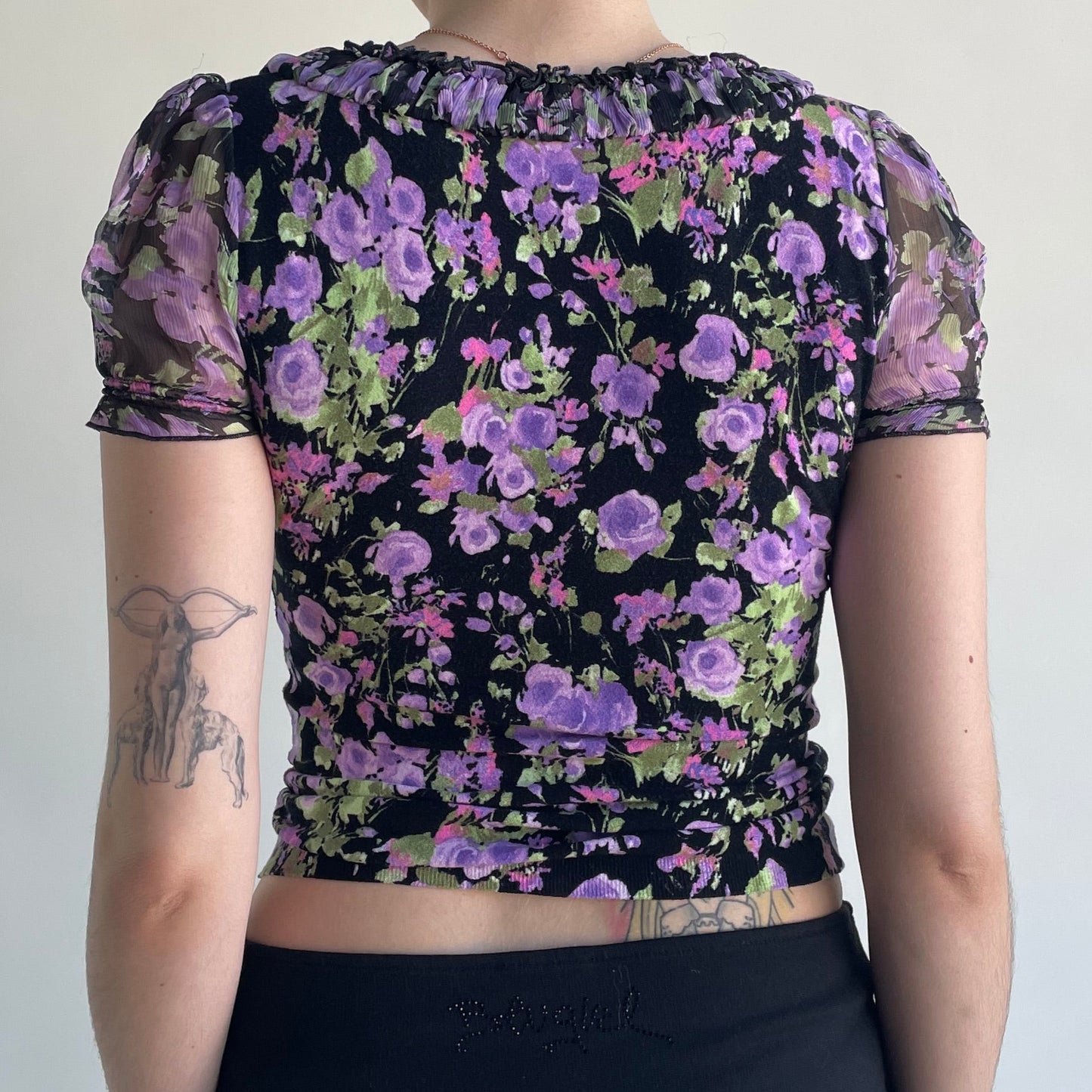 blumarine floral top