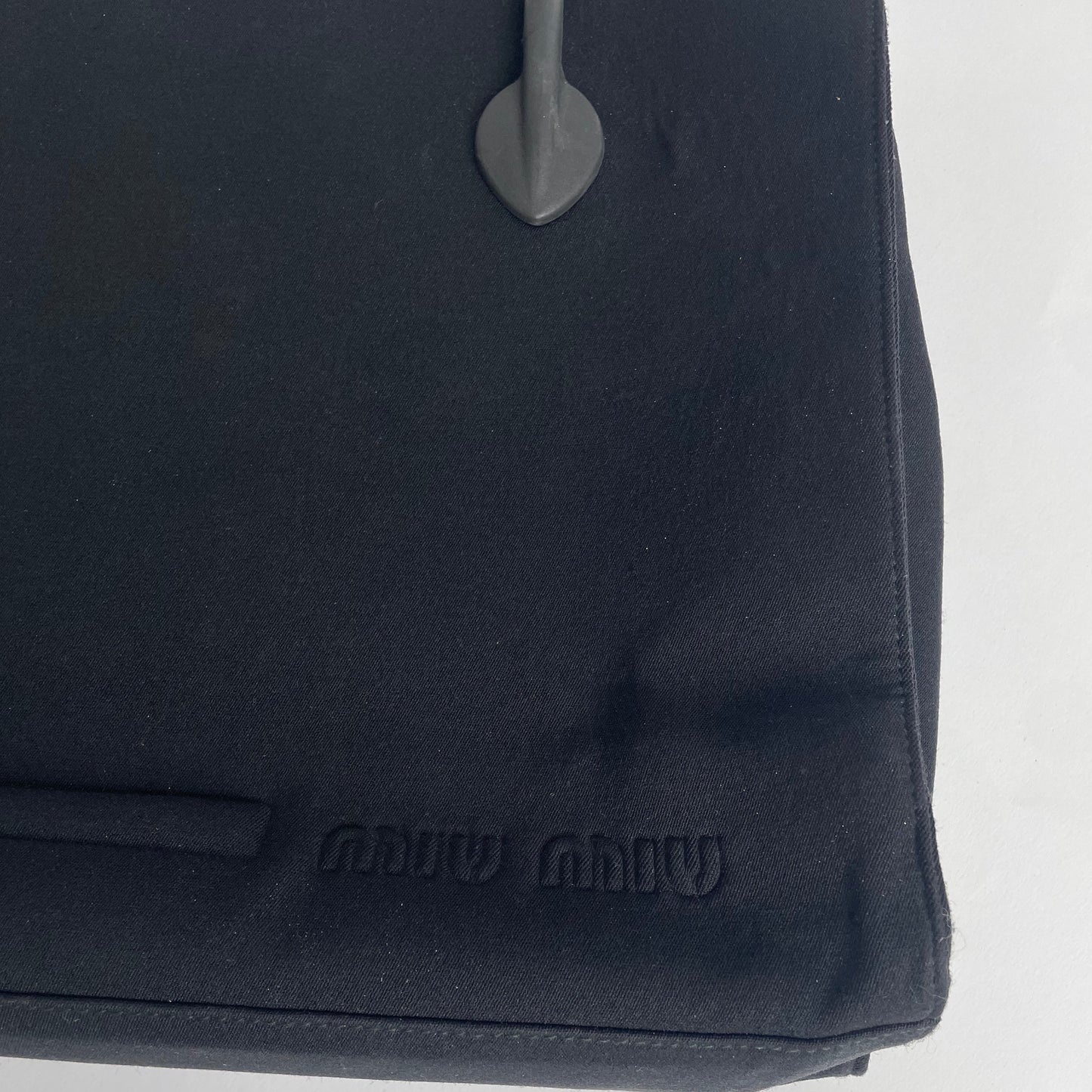 miu miu fw 1999 hard handle tote