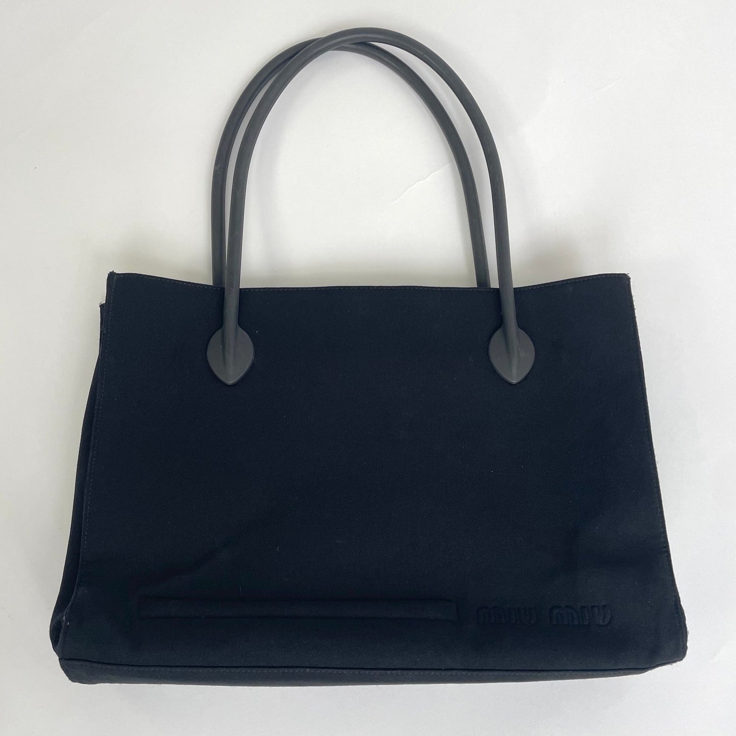miu miu fw 1999 hard handle tote