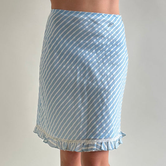 blumarine striped skirt