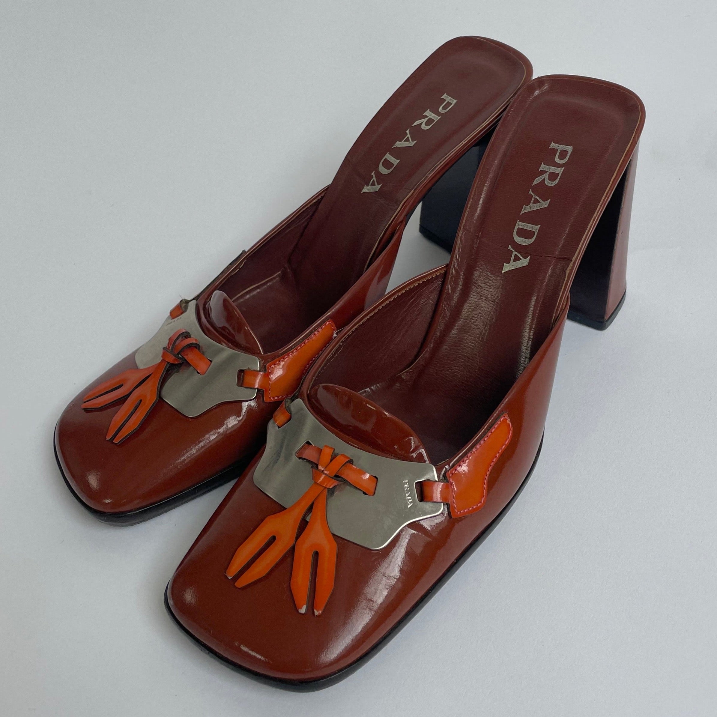 Vintage cheapest prada heels