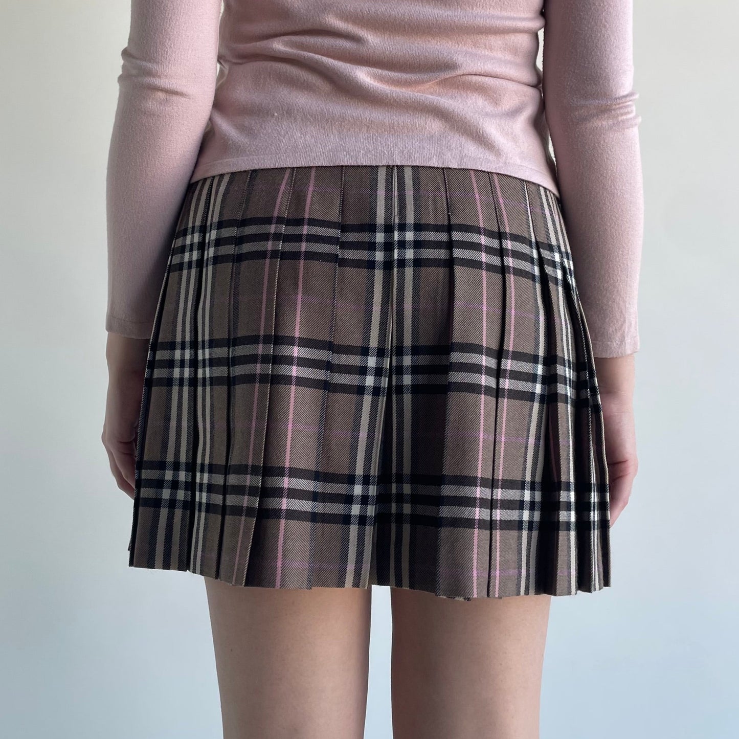 burberry mini skirt