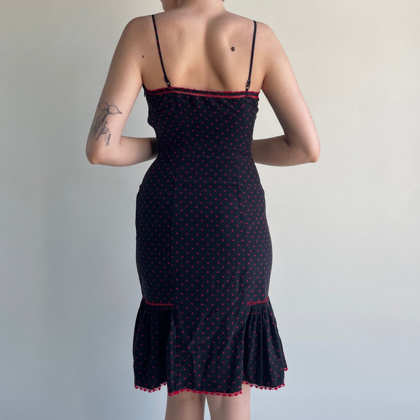 betsey johnson polka dot dress