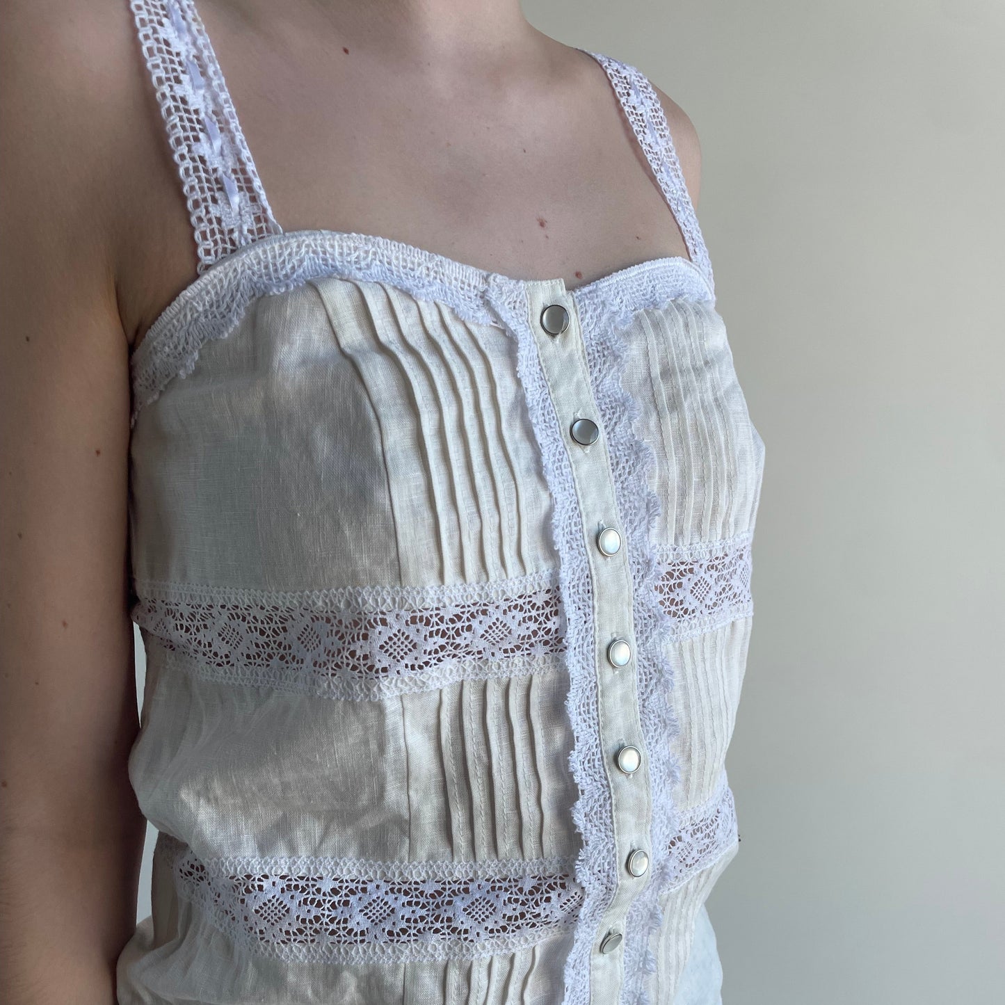 anna sui white camisole