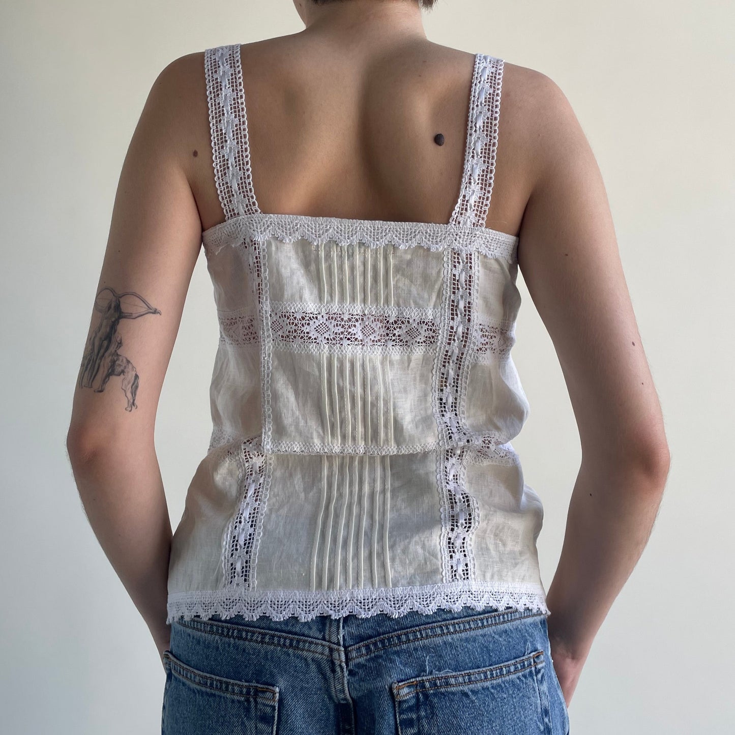 anna sui white camisole