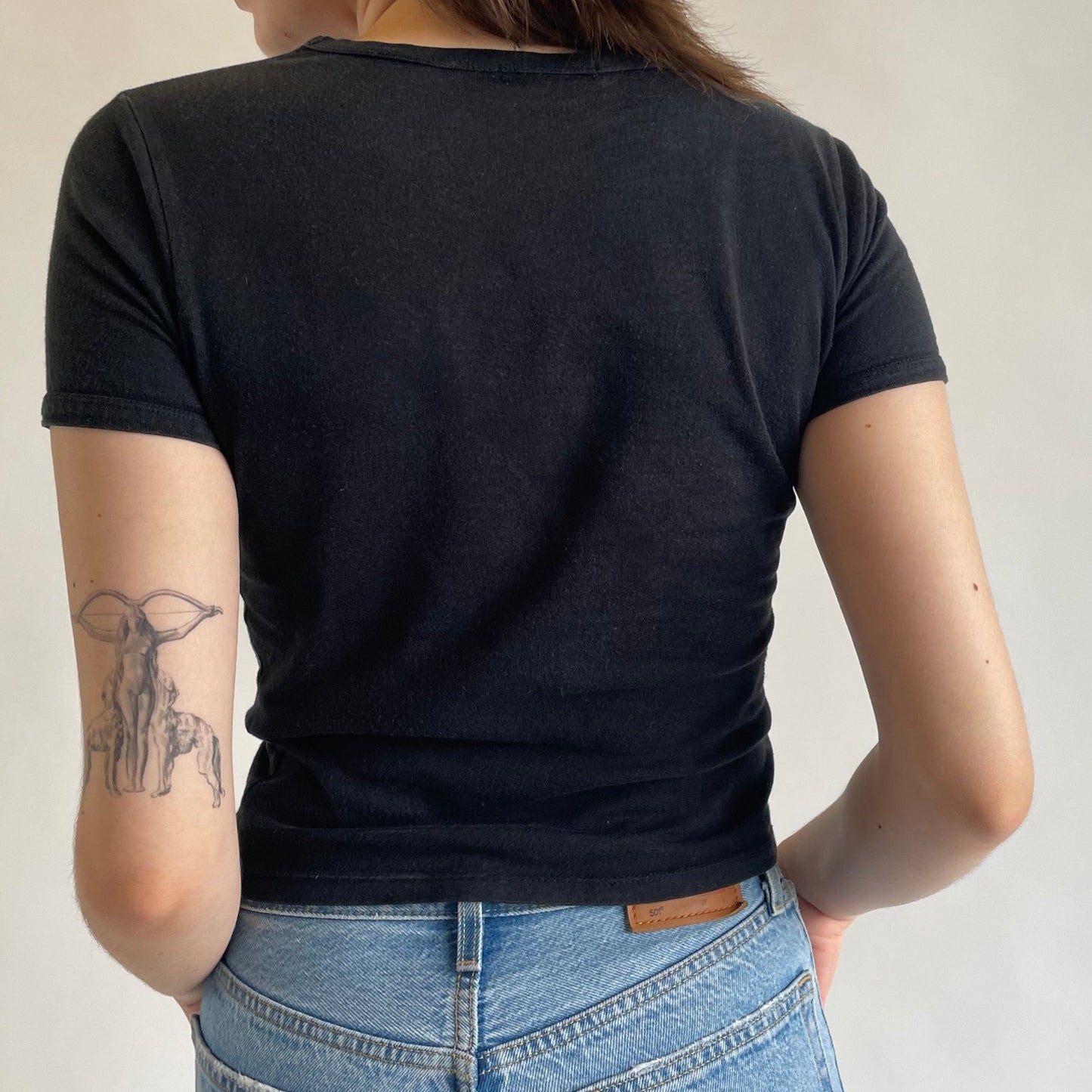 hysteric glamour deer baby tee