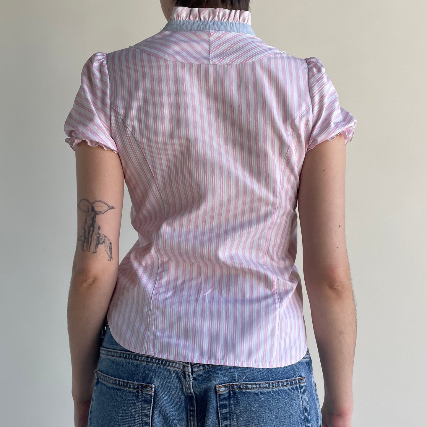 anna sui striped blouse