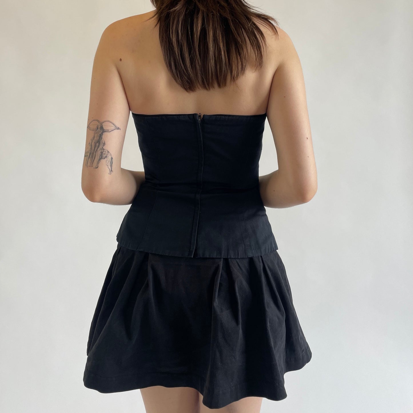 black corset top
