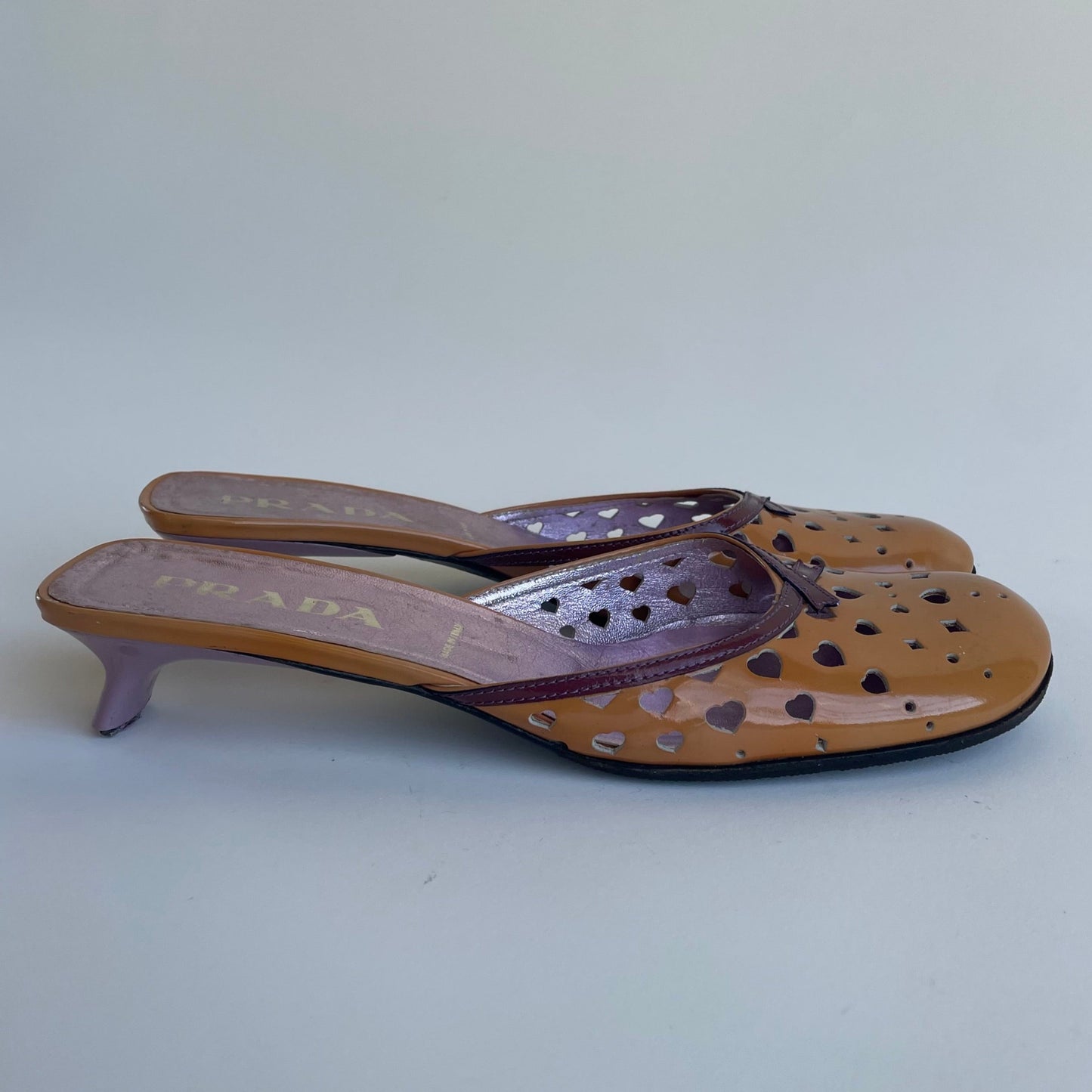 prada heart mules