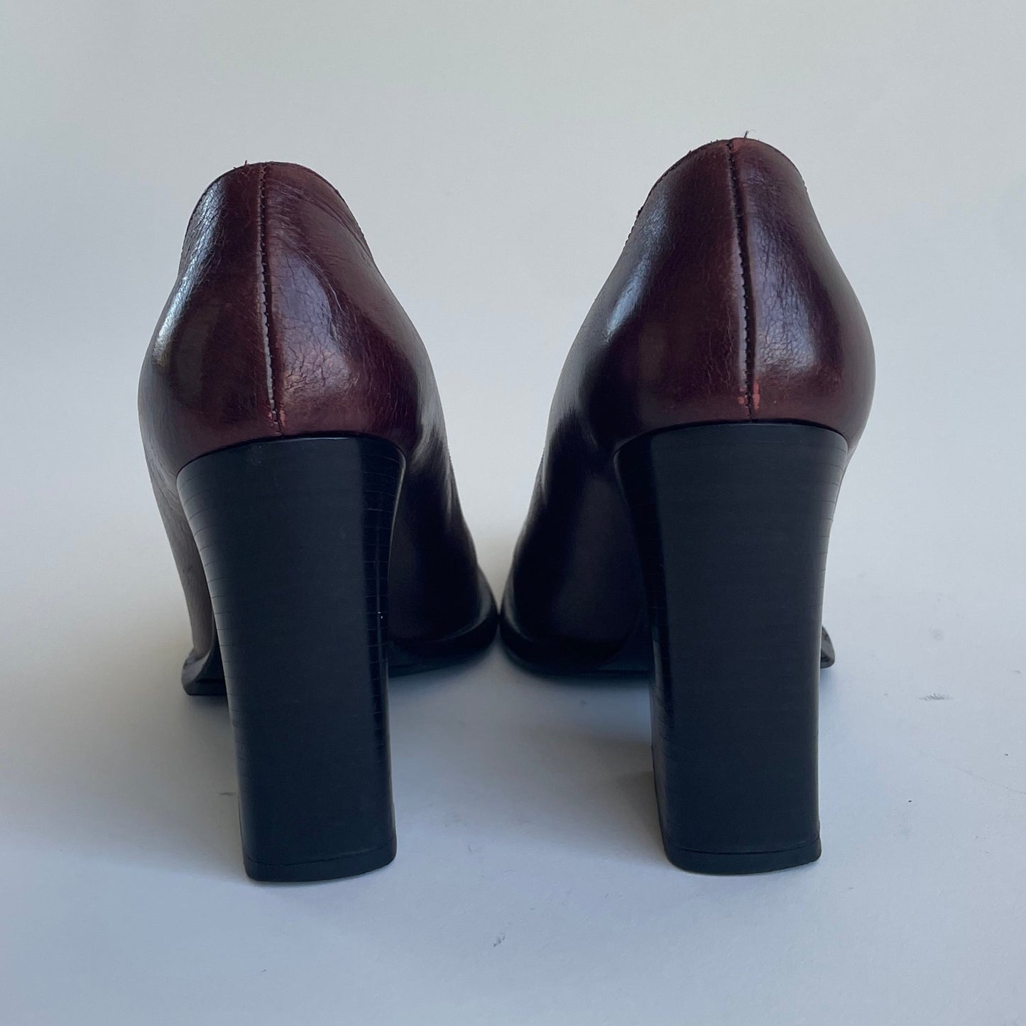 miu miu brown heels