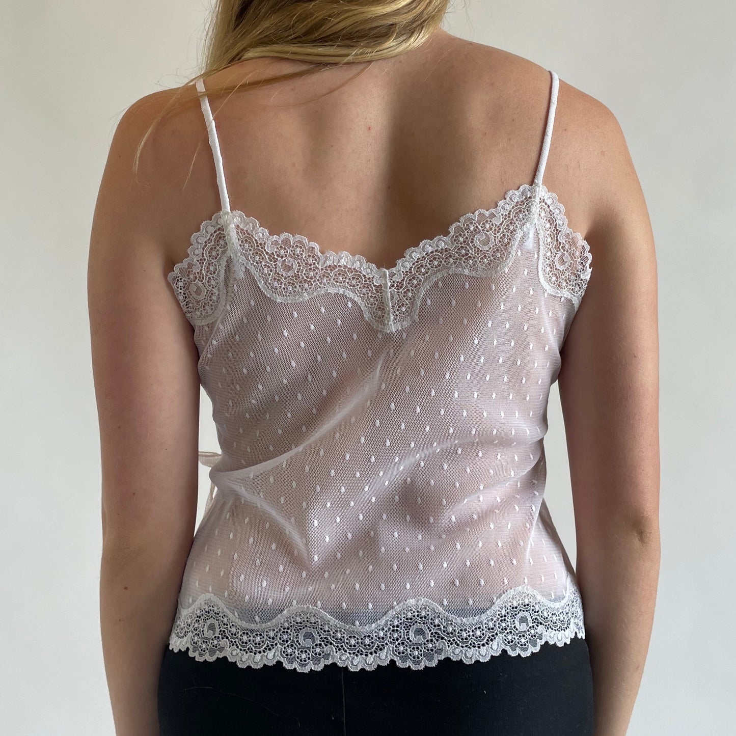 chloé mesh camisole