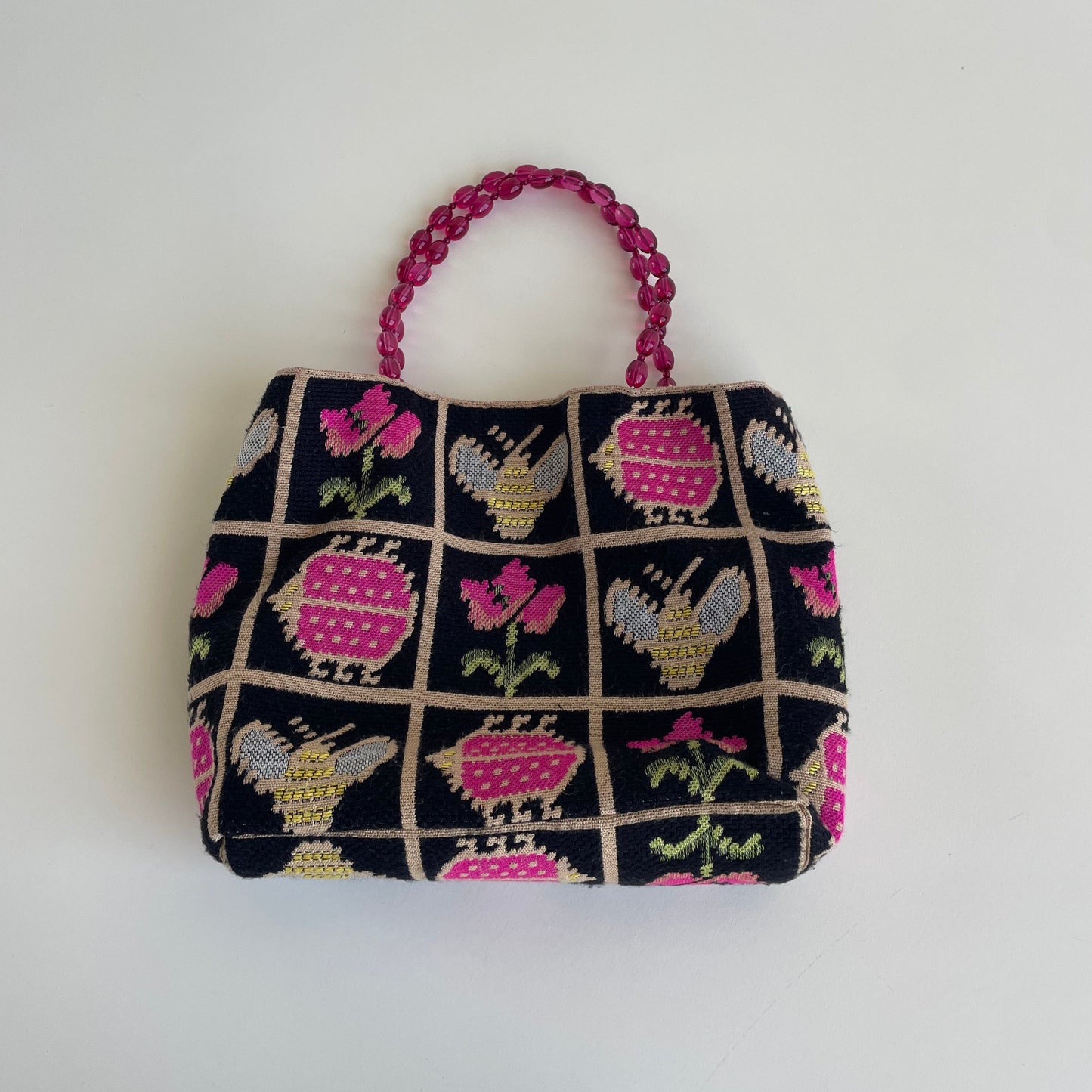 anna sui needlepoint tote