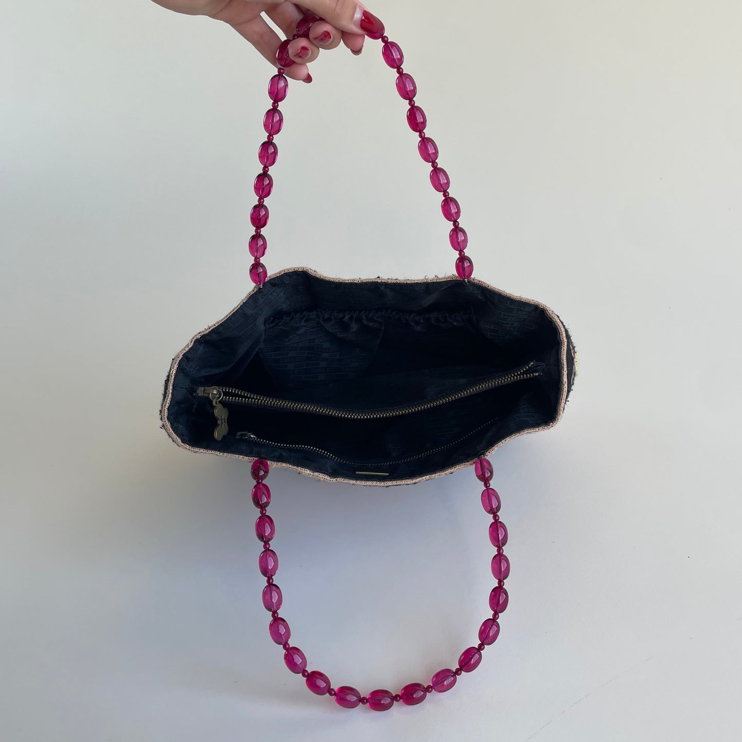 anna sui needlepoint tote