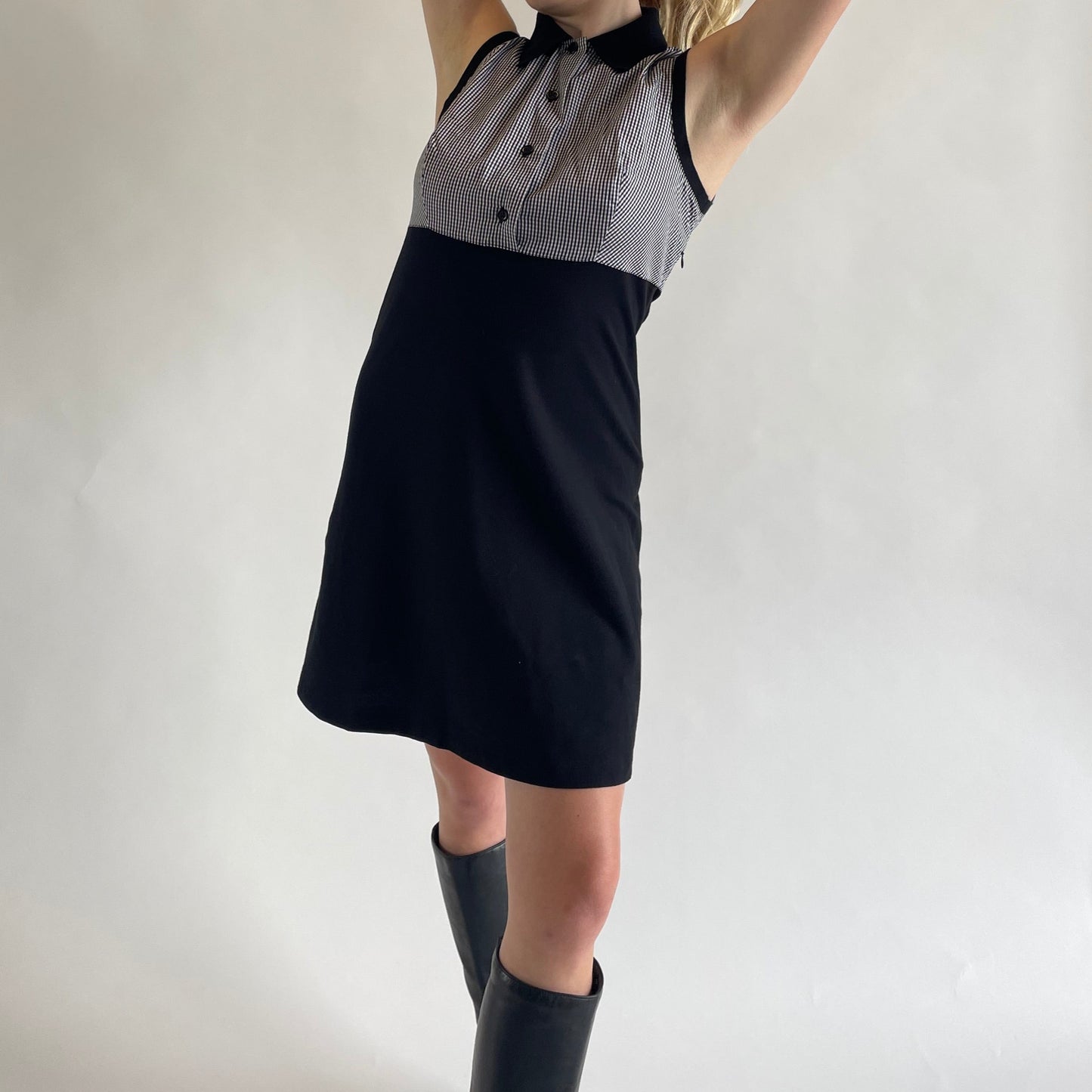 la perla collared dress