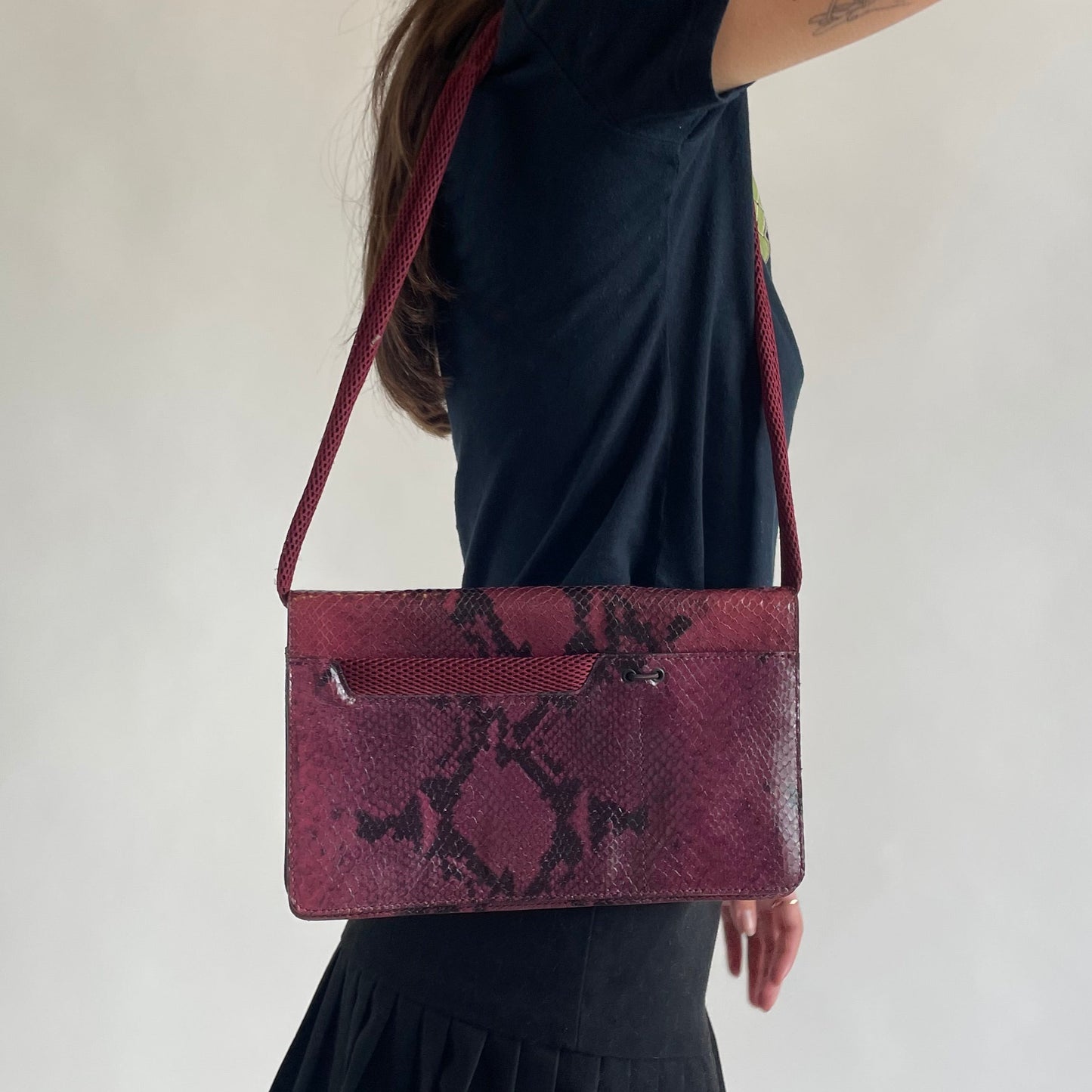 miu miu fw 1999 snakeskin bag