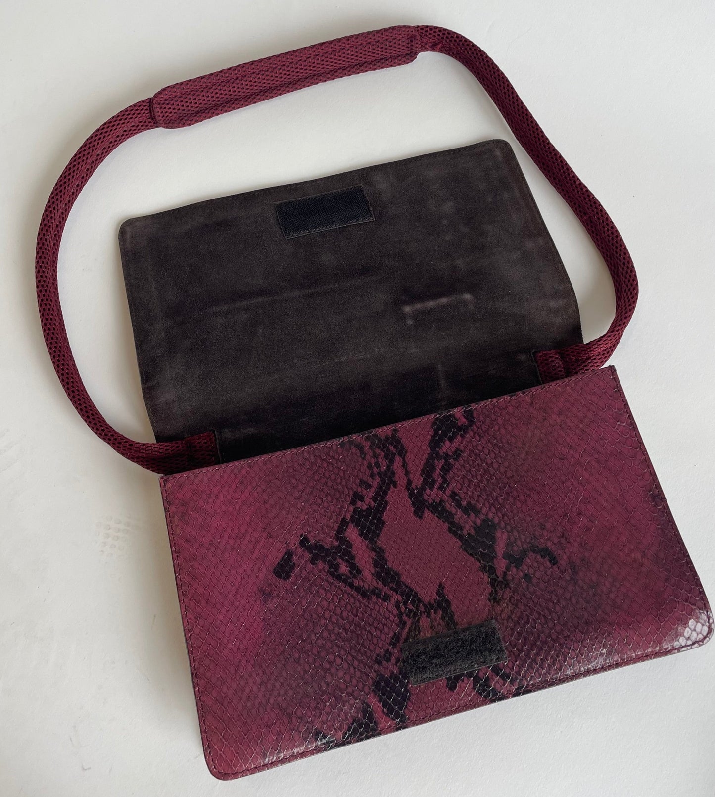 miu miu fw 1999 snakeskin bag