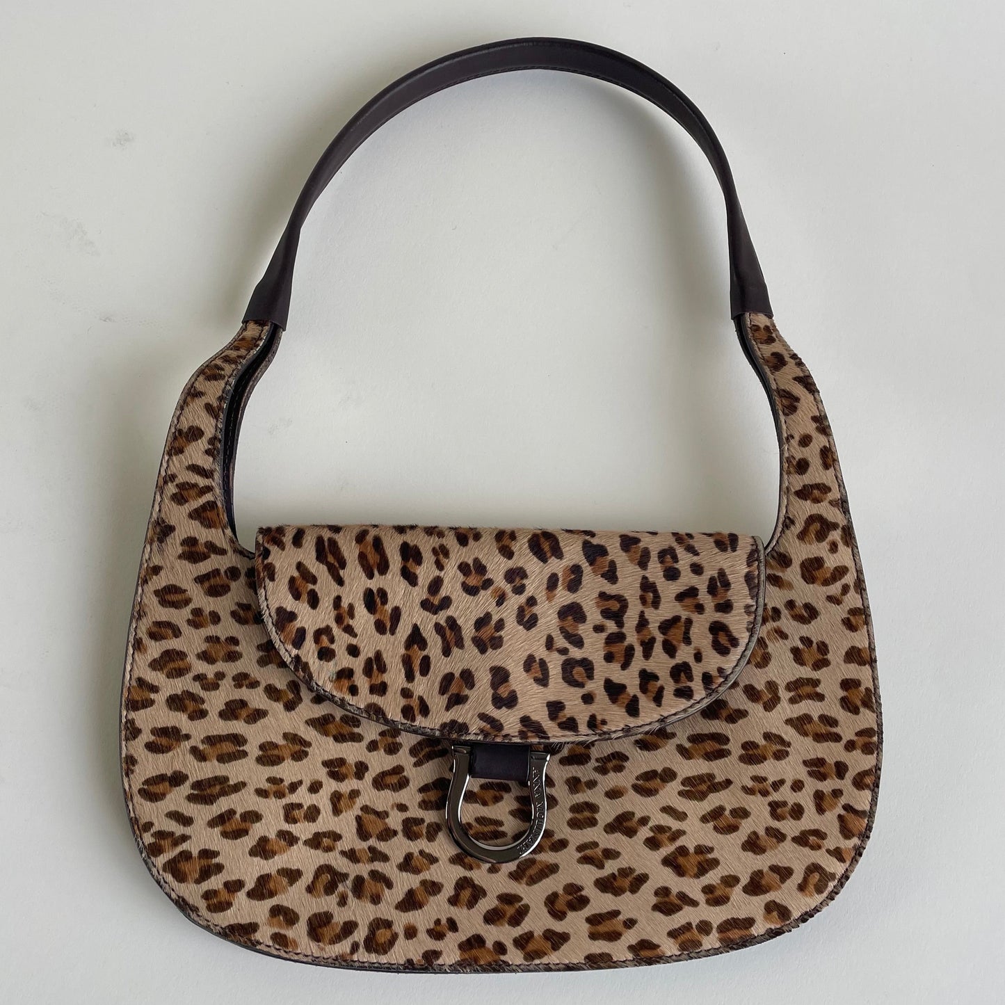 anna molinari leopard bag