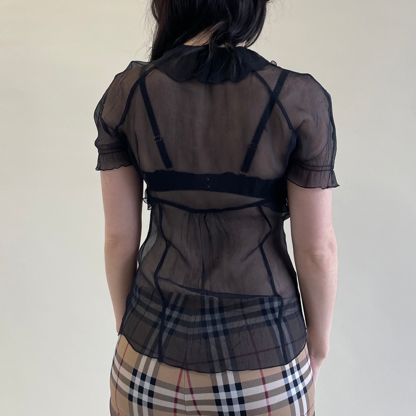 miu miu silk top
