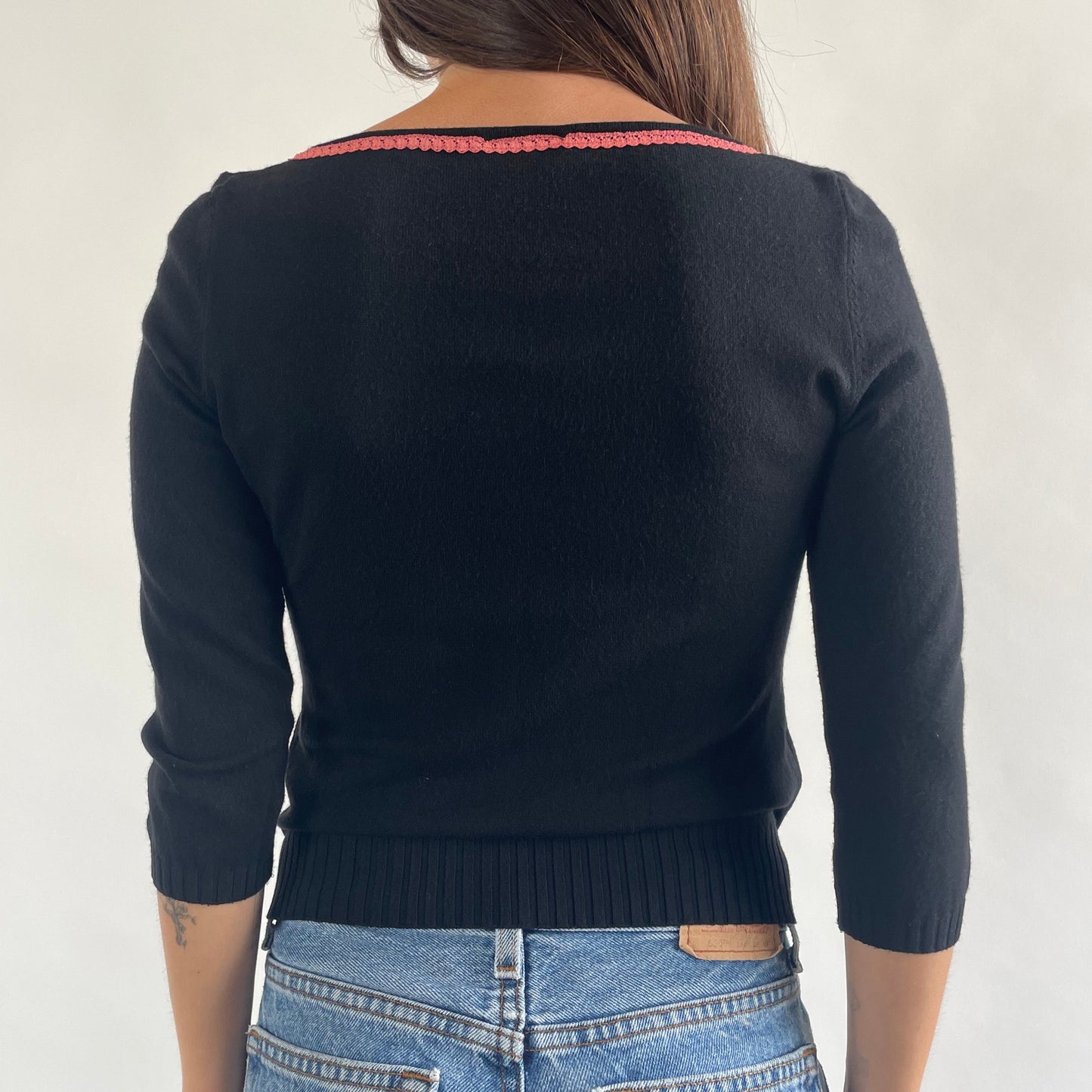 blugirl bow cardigan