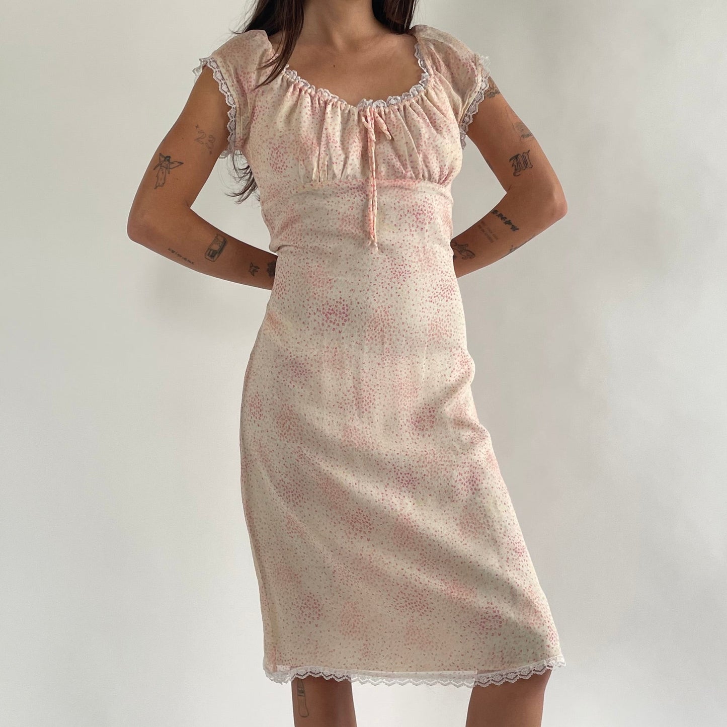 anna sui pink babydoll dress