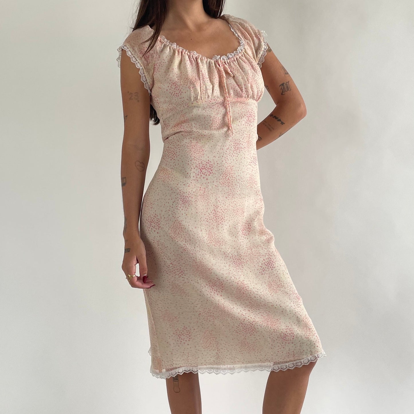 anna sui pink babydoll dress