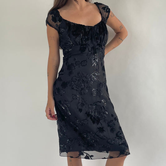 anna sui black babydoll dress