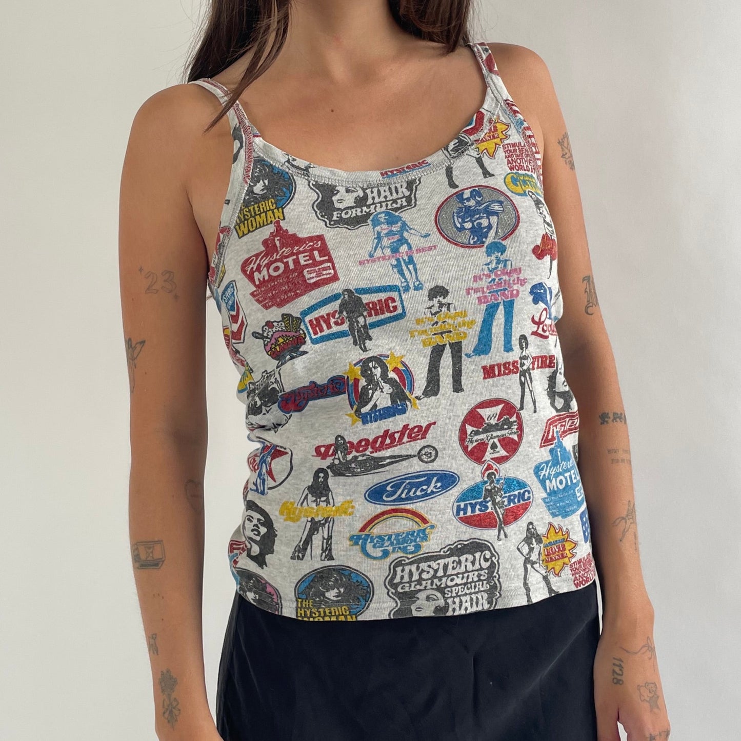 hysteric glamour grey tank