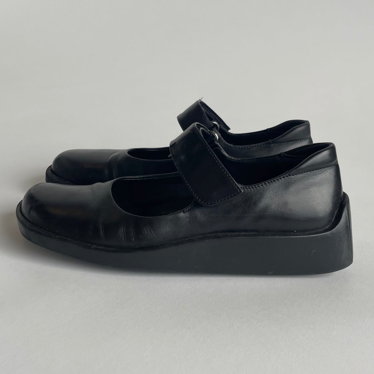 prada leather mary janes