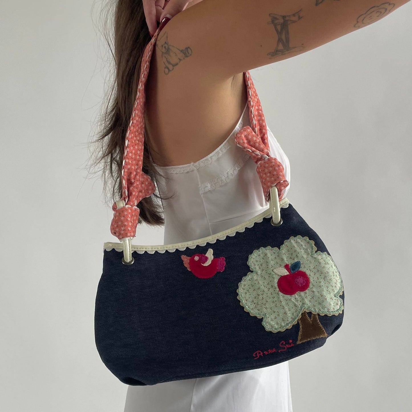 anna sui denim purse