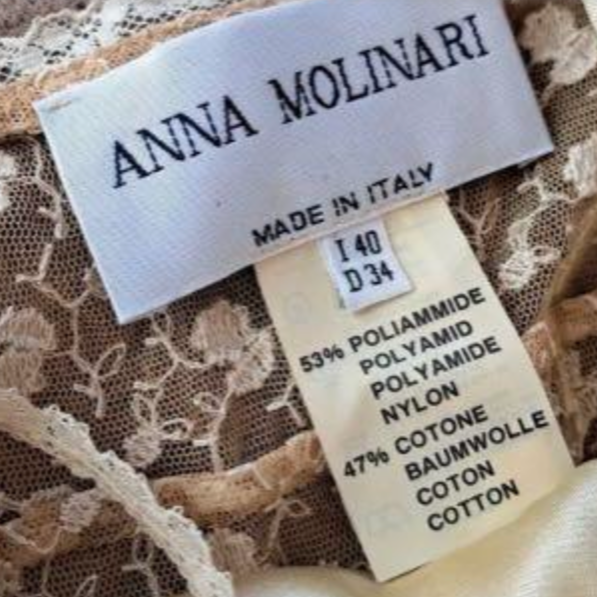 anna molinari lace blouse