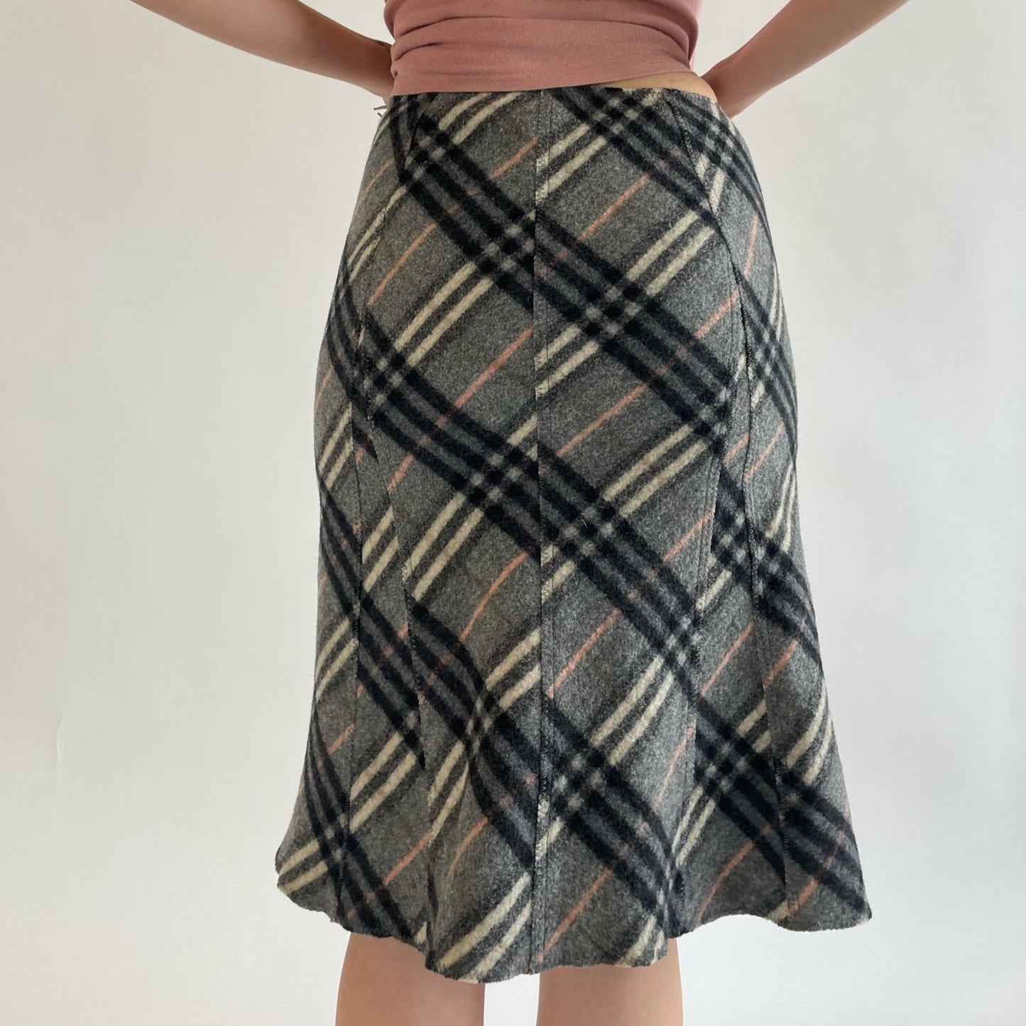 burberry plaid skirt