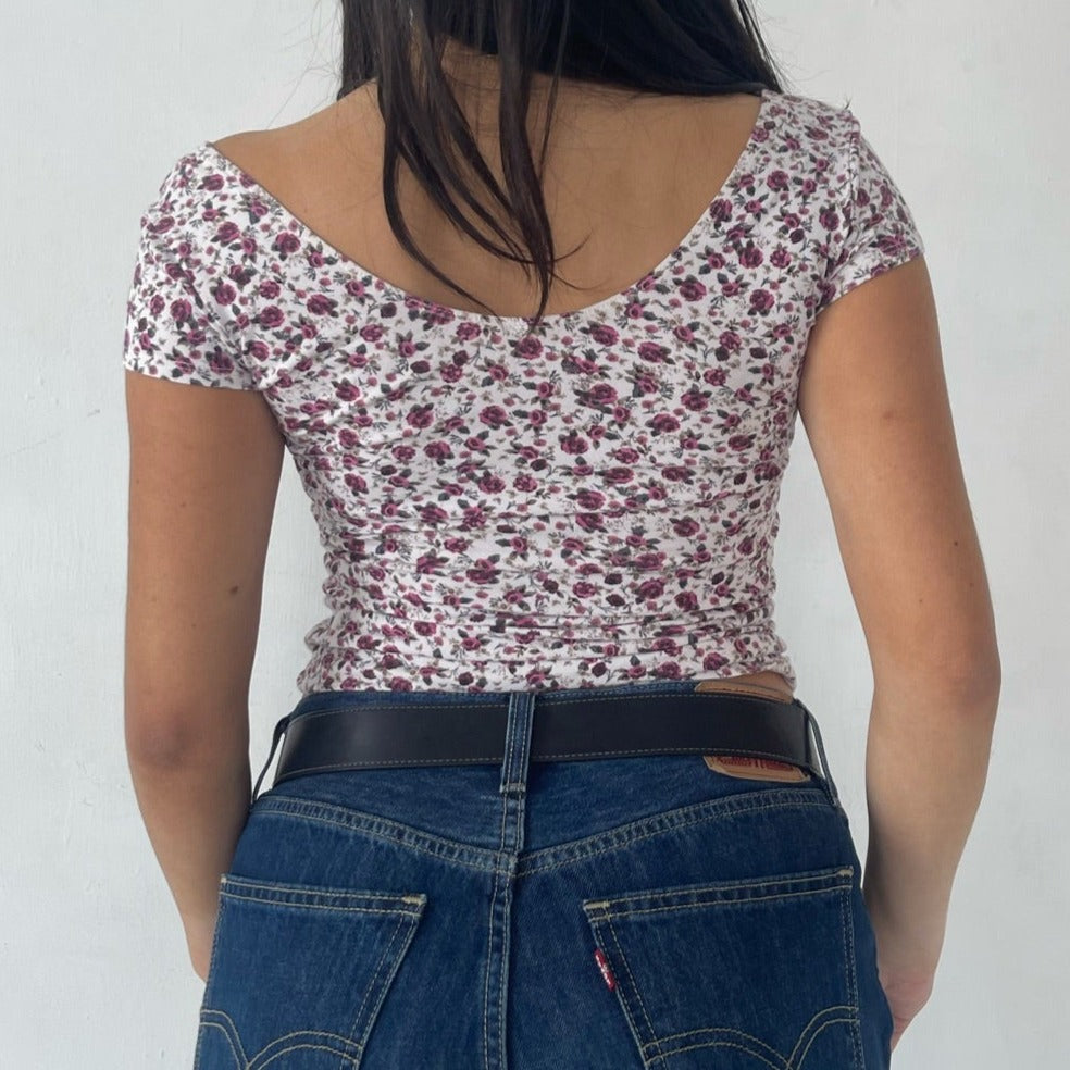 floral short sleeve