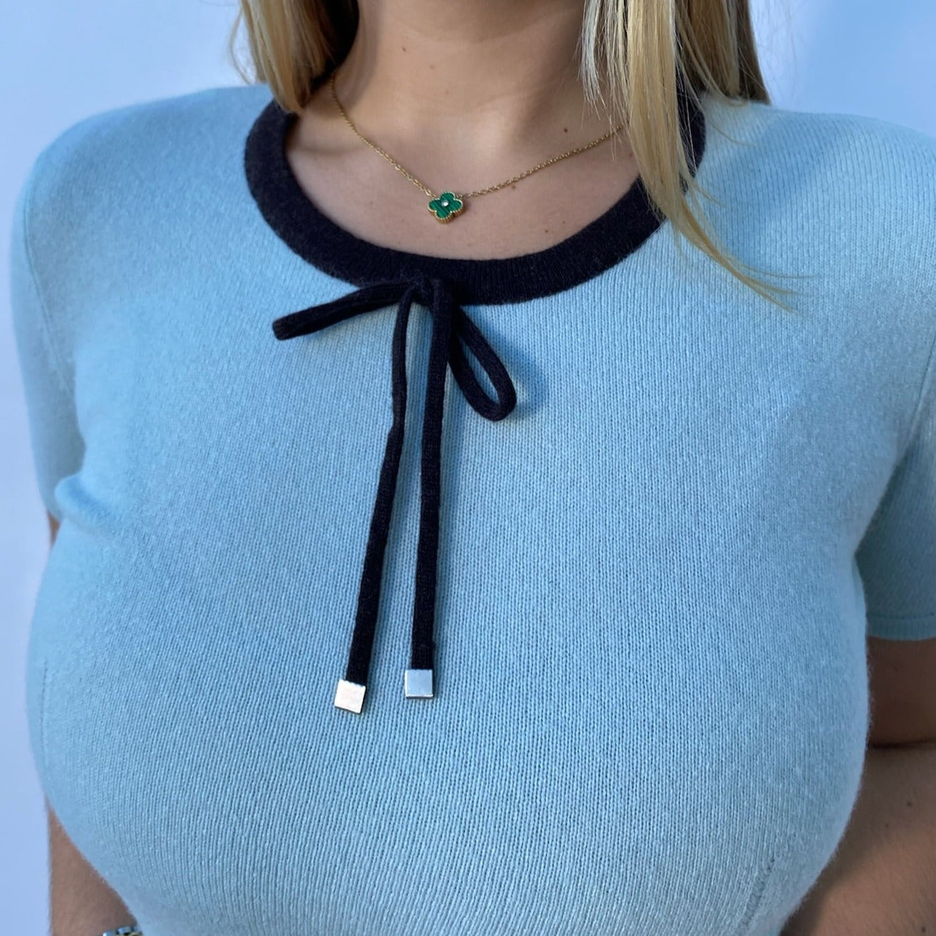 courreges cardigan and top set