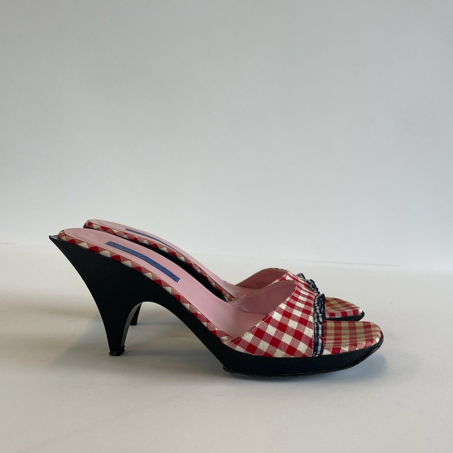 stephen venezia gingham heels