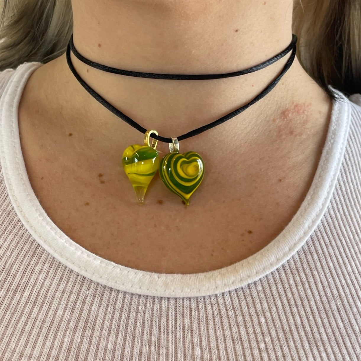 twin heart choker