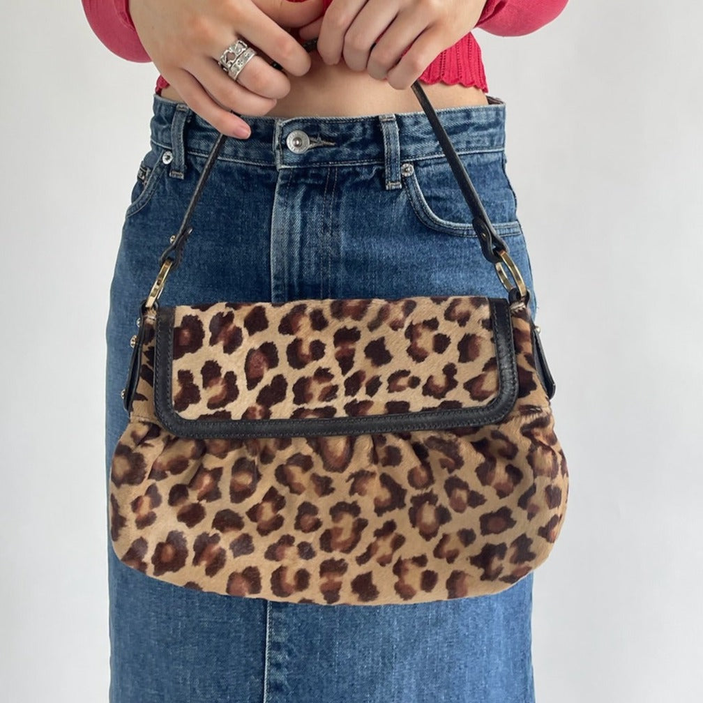 Fendi leopard tote Clearance