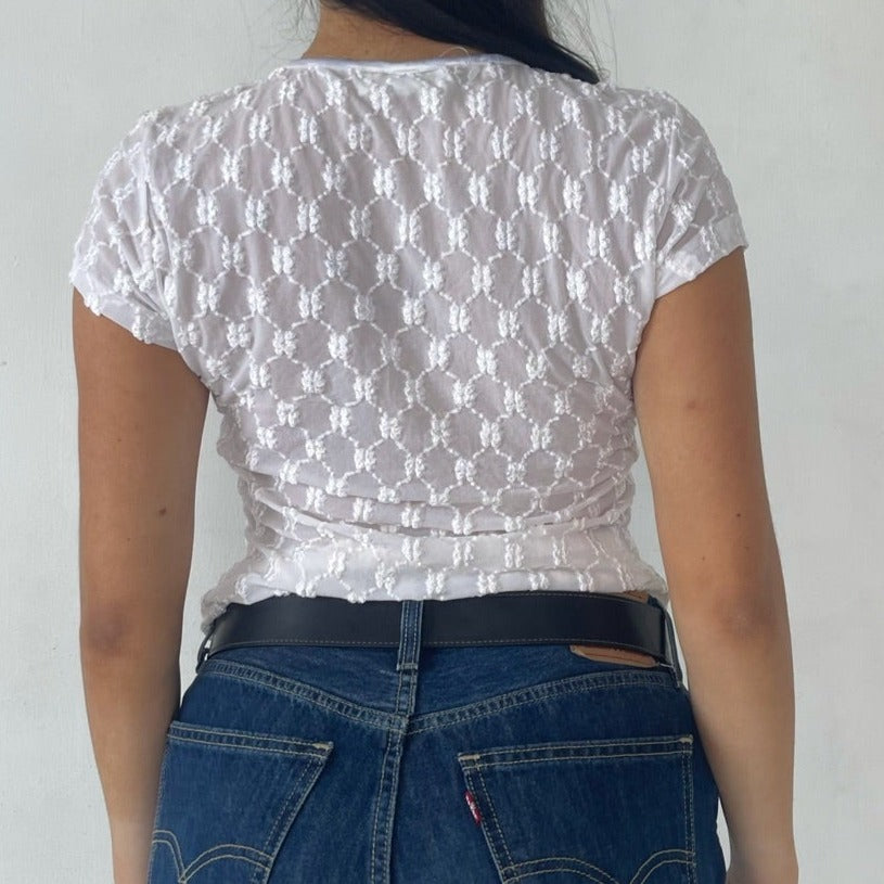 white short sleeve