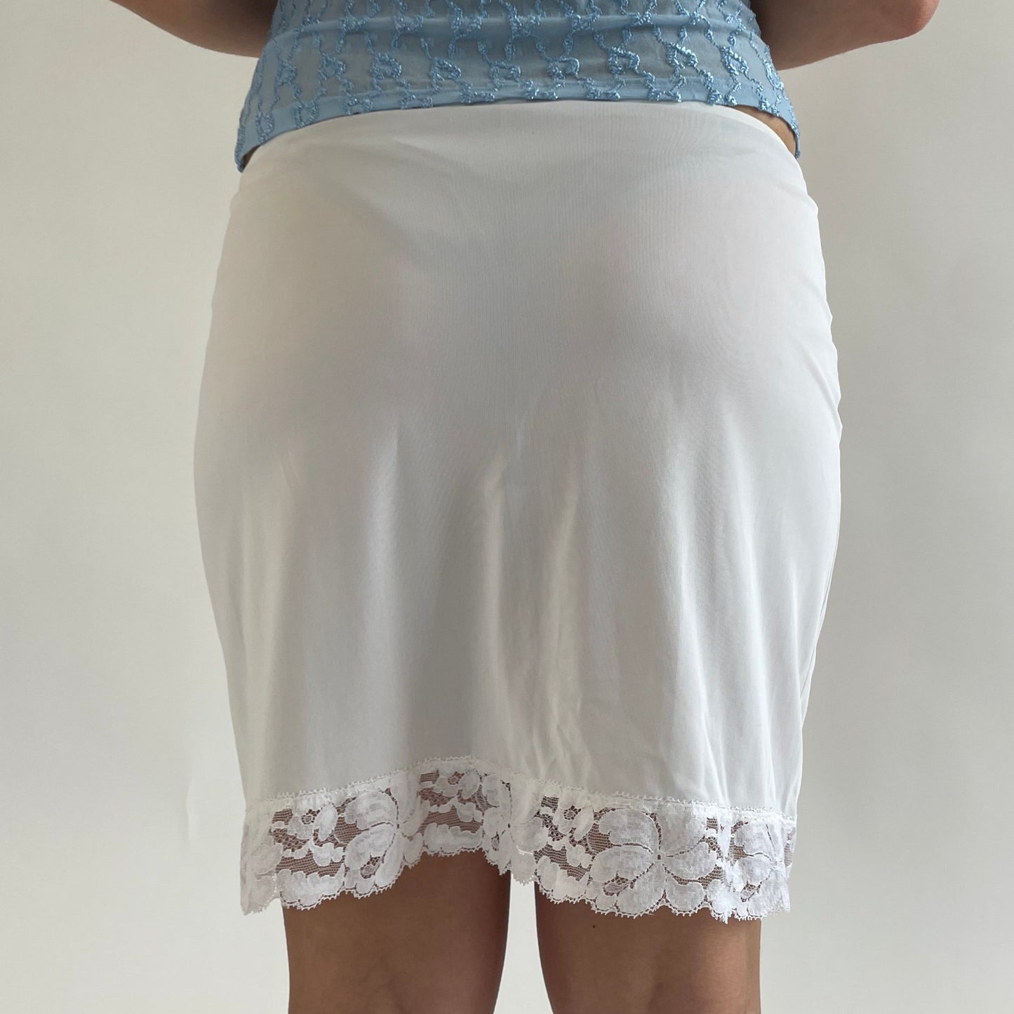 bow slip skirt