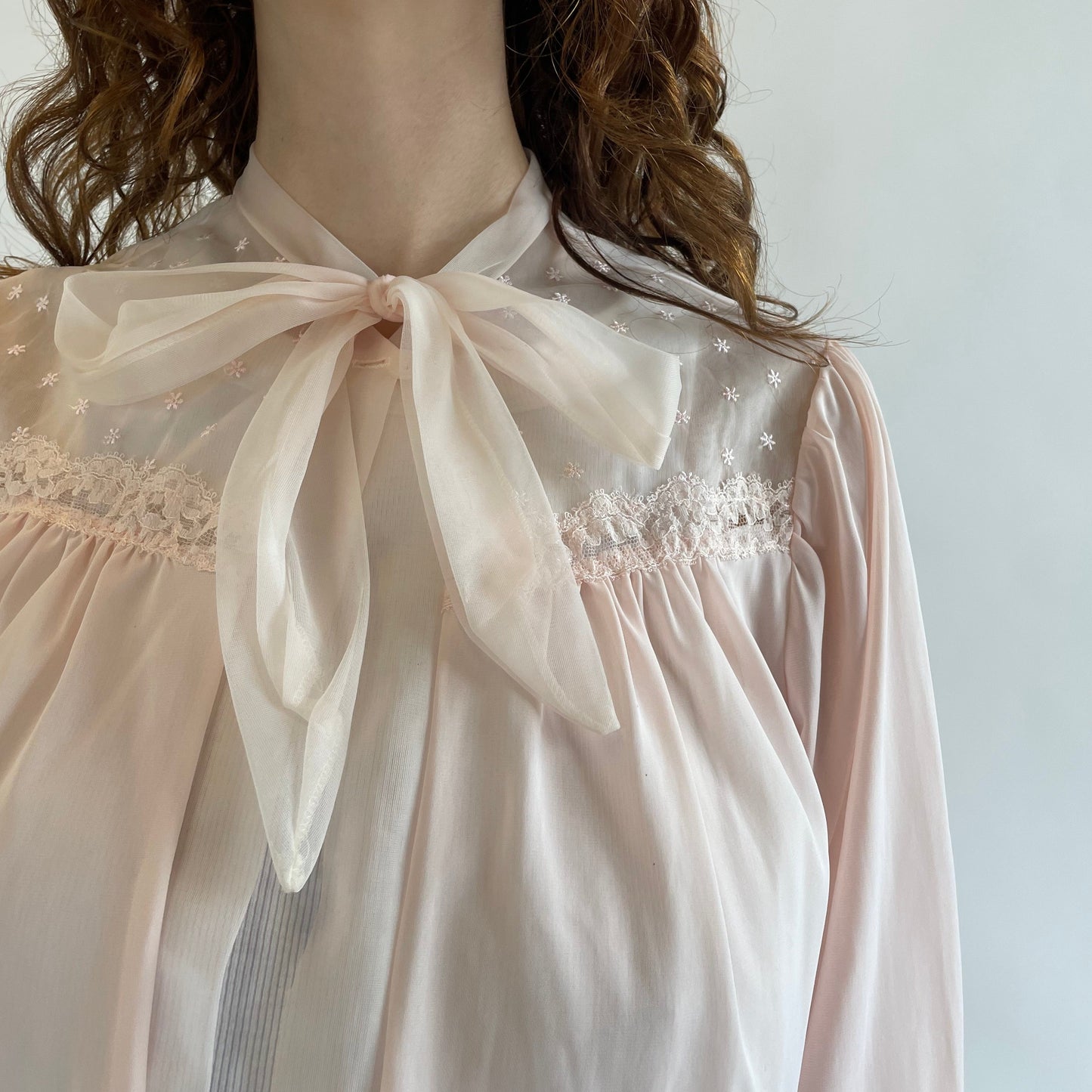 pink bed jacket