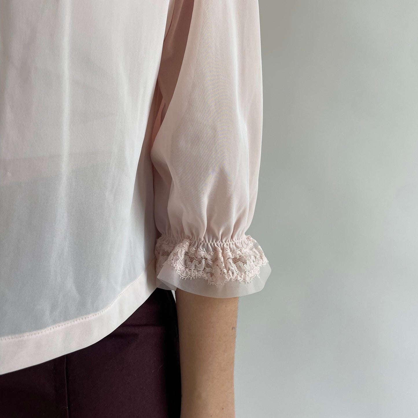 pink bed jacket