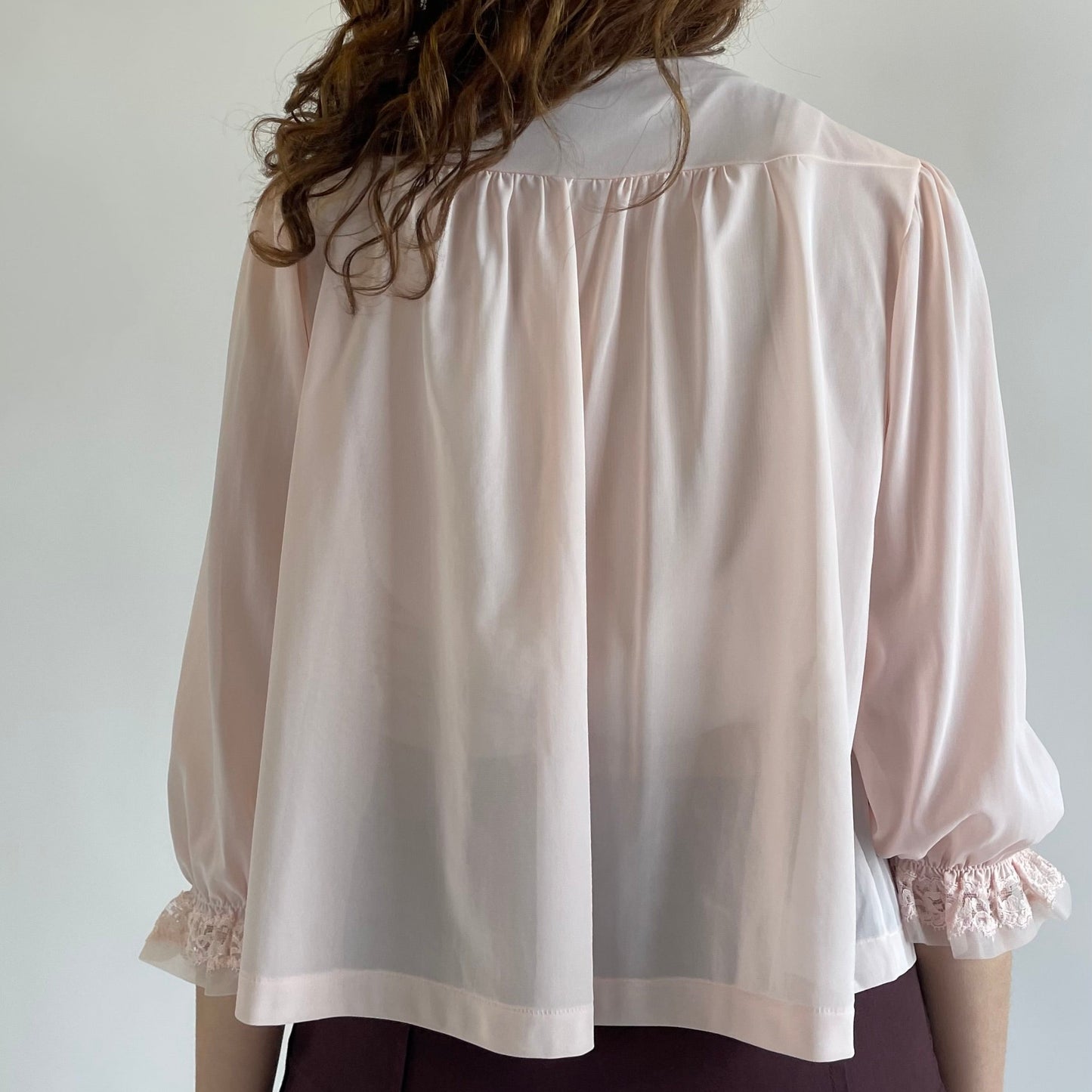pink bed jacket