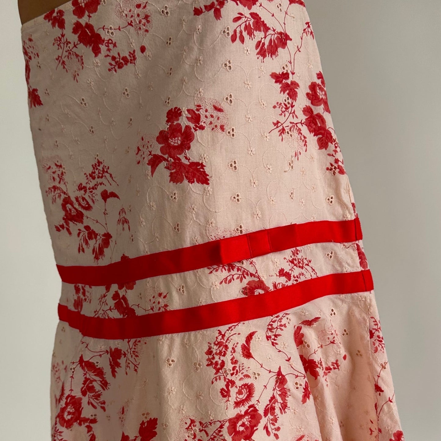 floral bow skirt